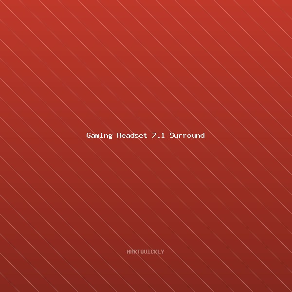 Gaming Headset 7.1 Surround
